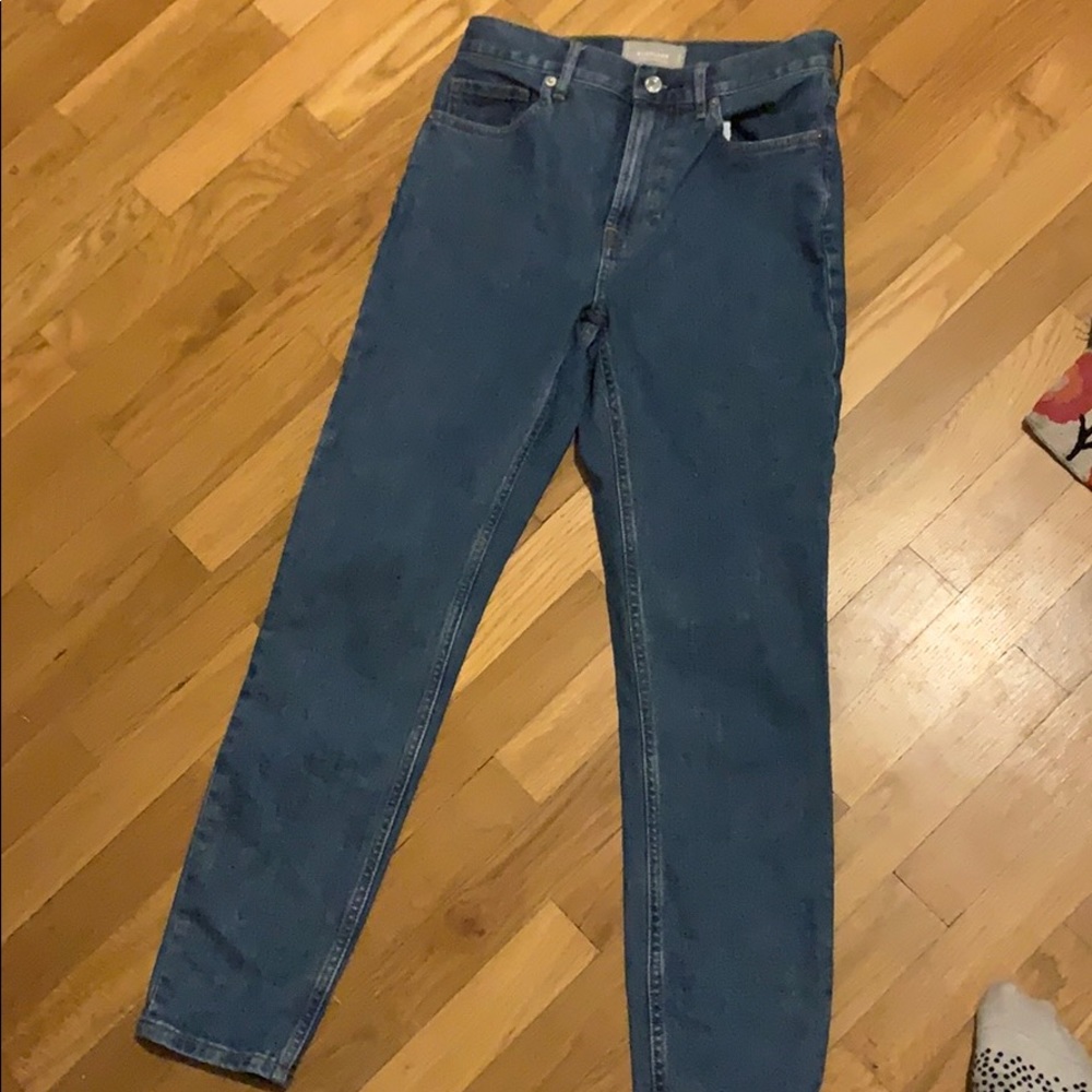 Everlane high rise skinny jeans, size 27
